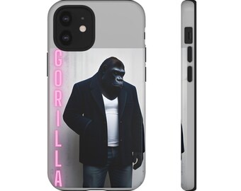 Gorilla Art Phone Case: Unique Animal Lover Gift