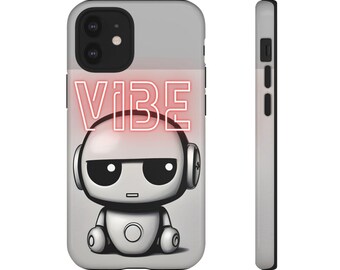 VIBE Robot Phone Case, Trendy Tech Lover Gift