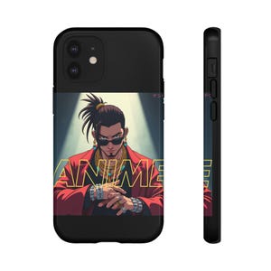 Wytrzymałe etui na telefony inspirowane anime | Stylowy ochraniacz dla graczy i otaku | Idealny prezent na urodziny, święta i imprezy