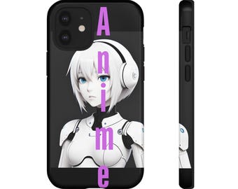 Anime Girl Tough Phone Case: Impact Resistant, Stylish Mobile Protection