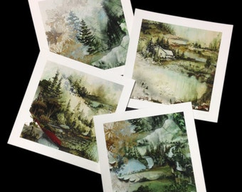 Outtakes - Prints of Bon Iver Album Art By Gregory Euclide (OFFICIAL)