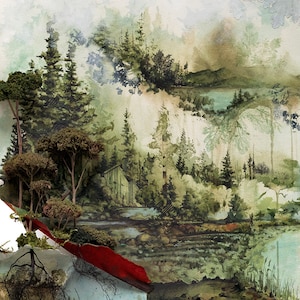 Bon Iver, Bon Iver Album Art Print #3 By Gregory Euclide (OFFICIAL)