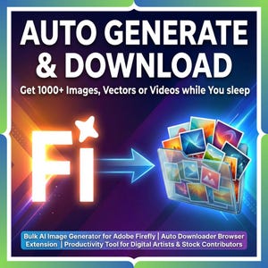 Adobe Firefly-automatiseringstool | Automatisch genereren en bulksgewijs downloaden | Browserextensie