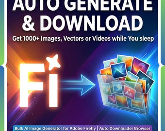 Adobe Firefly Automation Tool | Auto Generate and Bulk Download | Browser Extension