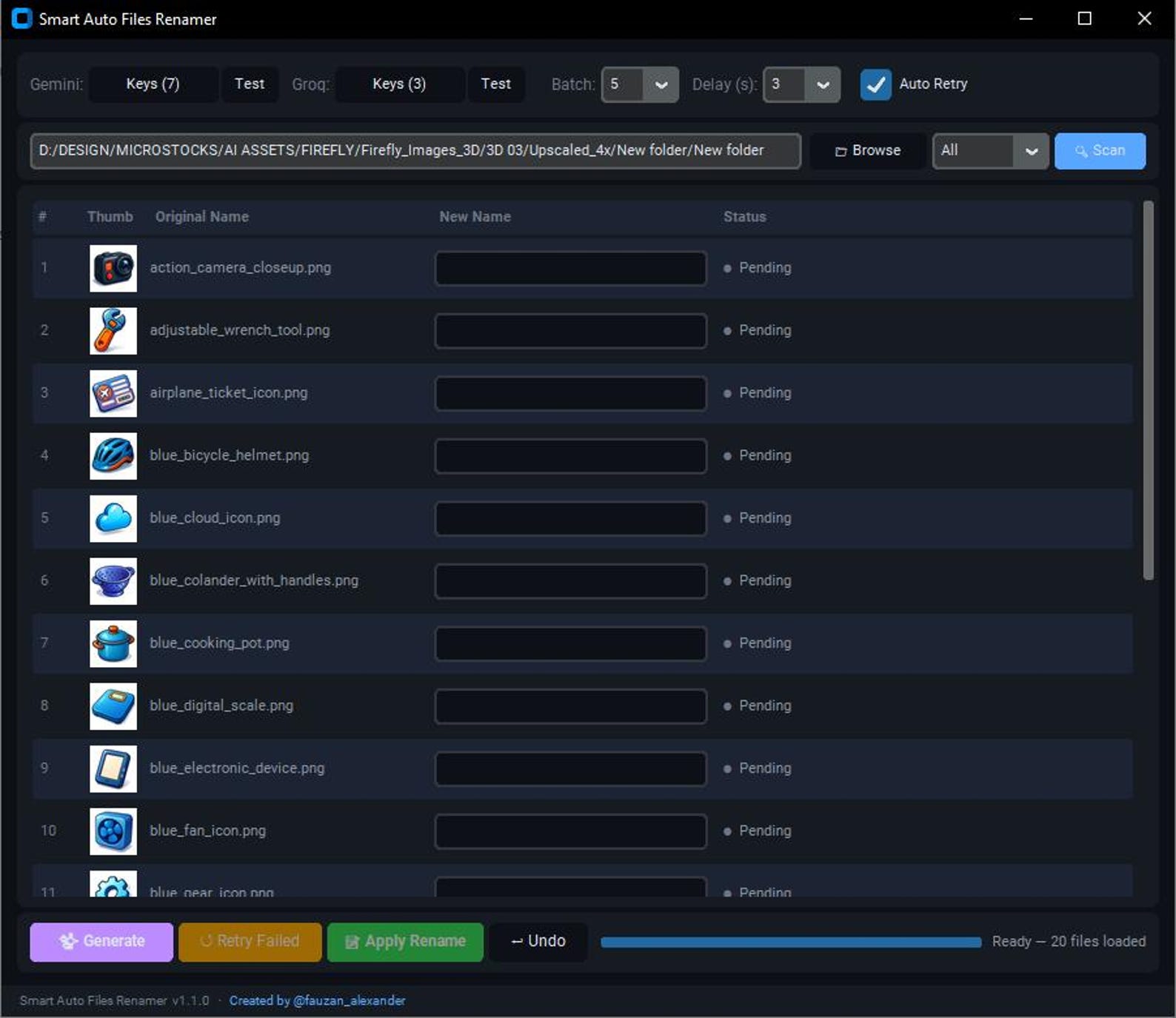 AI File Renamer Desktop App – Batch Organizer for Images & Videos - Etsy