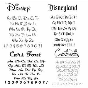 Cartoon Font Bundle 30 font SVG TTF Font For Cricut Silhouette Cutting Crafting Canva Font Download Digital File Commercial use Font Bundle image 3