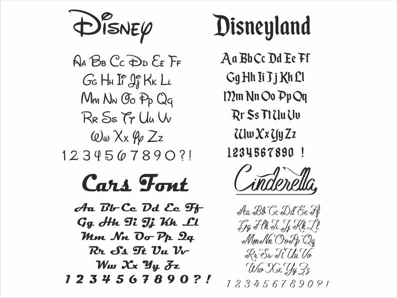Cartoon Font Bundle 30 font SVG TTF Font For Cricut Silhouette Cutting Crafting Canva Font Download Digital File Commercial use Font Bundle image 3