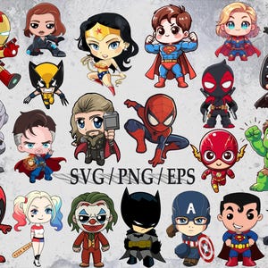 Supereroe Baby, Png, Svg, Dxf, Eps, Avengers Baby, Baby fai da te, Avengers Kids, Bambini supereroi, Download istantaneo, Design digitale, Supereroe Chibi