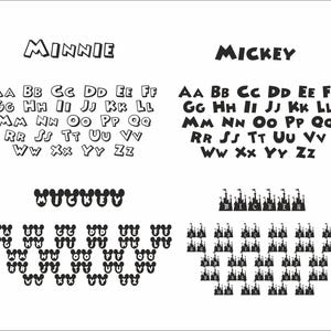Cartoon Font Bundle 30 font SVG TTF Font For Cricut Silhouette Cutting Crafting Canva Font Download Digital File Commercial use Font Bundle image 2