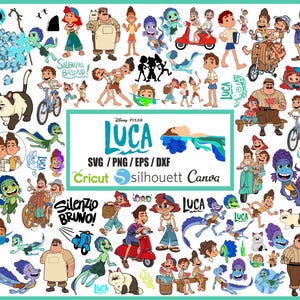 Luca Clipart PNG Digital Download, Luca shirts, Luca birthday invitation, Movie decor transparent background