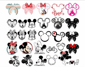 Mouse Vector SVG Bundle: Layered Digital Files (Instant Download)