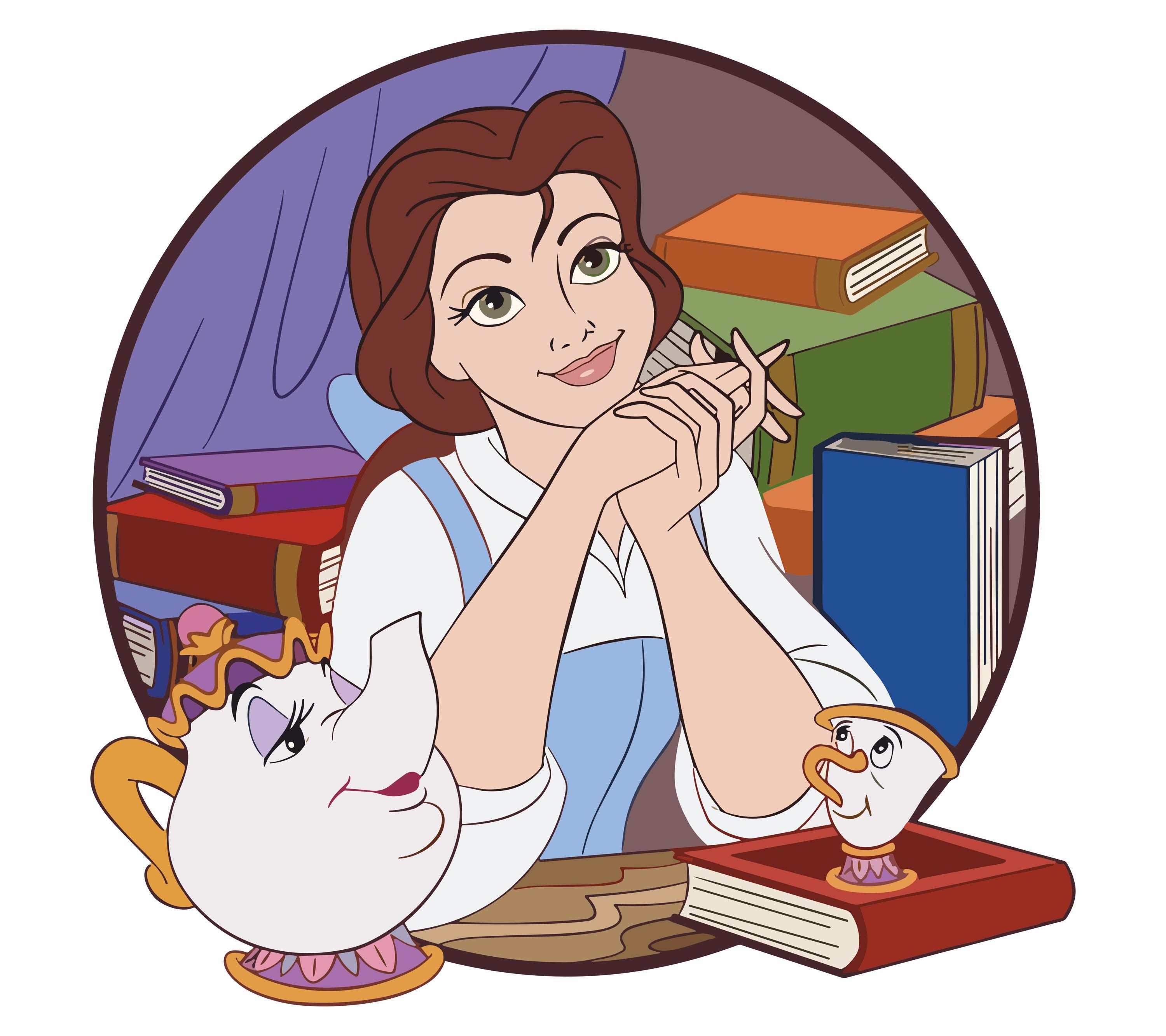 Beauty and Beast SVG, Belle PNG Clipart Bundle, Beauty and the Beast ...