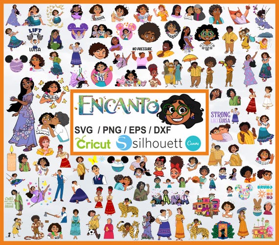 Encanto SVG Clipart Bundle: Vibrant Images for Cake Toppers (Digital Download)