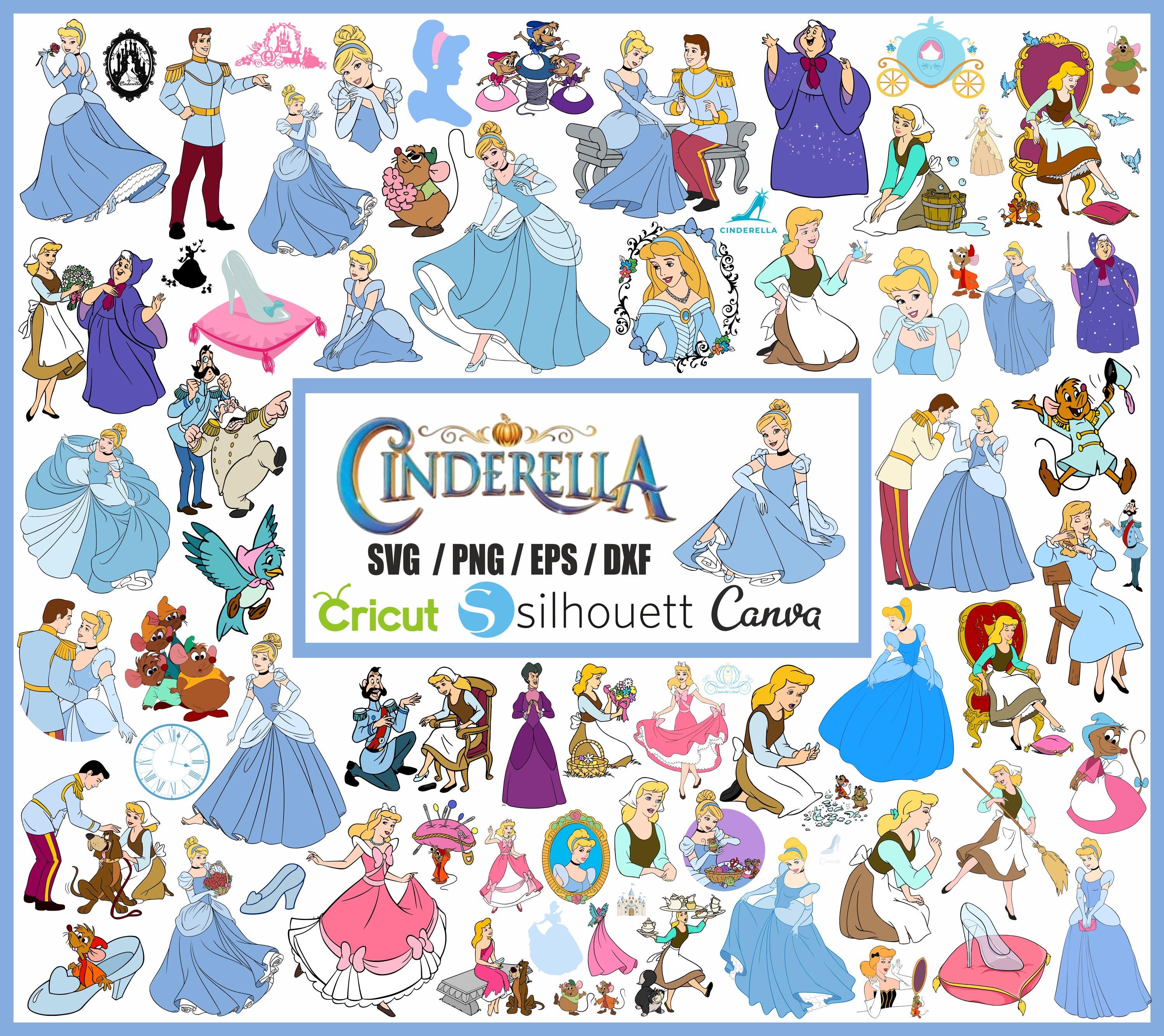 Cinderella svg - Etsy México, image size:3000x2670