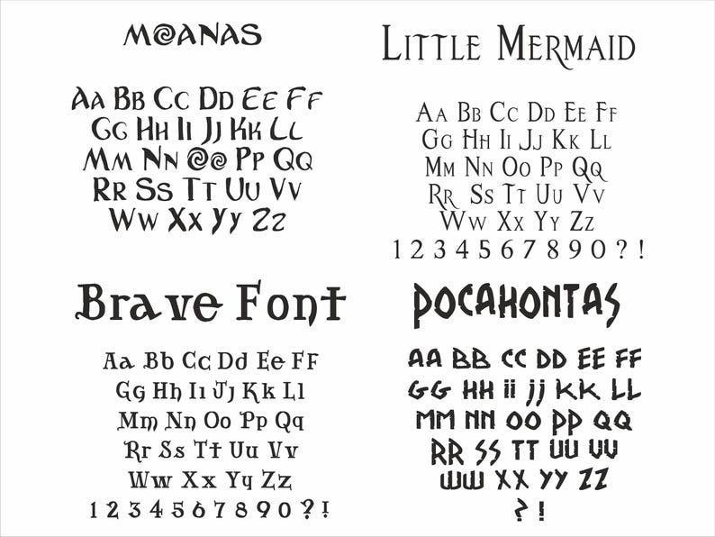 Cartoon Font Bundle 30 font SVG TTF Font For Cricut Silhouette Cutting Crafting Canva Font Download Digital File Commercial use Font Bundle image 6