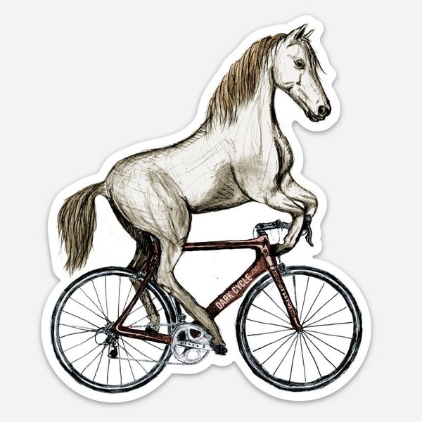 Horse Sticker - Horse Vinyl Sticker For Laptops, Cars, Water Bottles - High-Quality, Durable Stickers - Gift For Horse Lovers