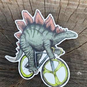 Stegosaurus Sticker - Stegosaurus Vinyl Sticker For Laptops, Cars, Water Bottles - High-Quality, Durable- Gifts For Stegosaurus Lovers