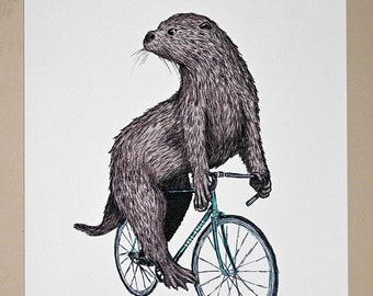 Otter Print - High Quality Otter Print - Gifts For Otter Lovers