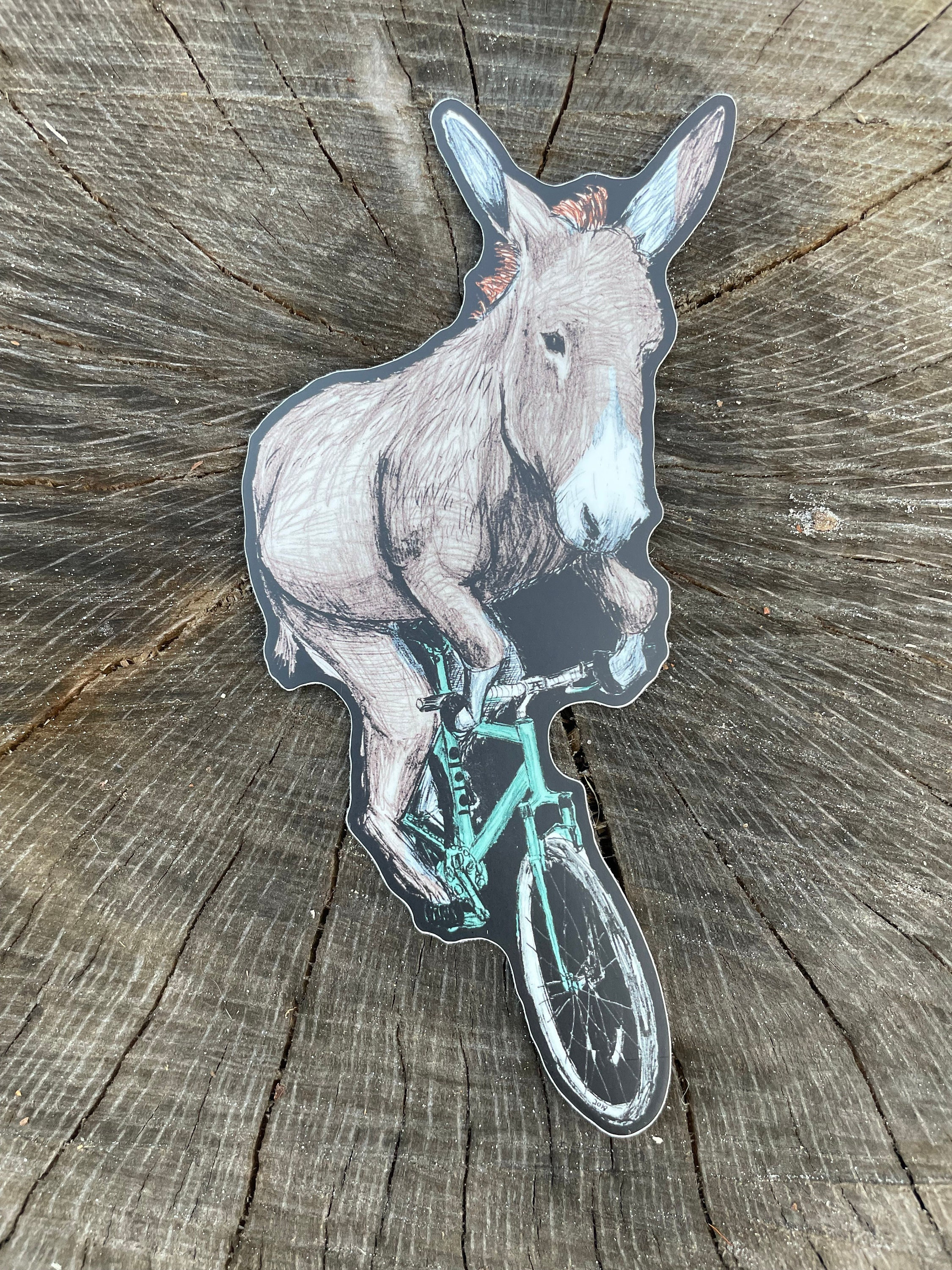 Ride Donkey Republic Code Donkey Sticker Donkey Vinyl Sticker For