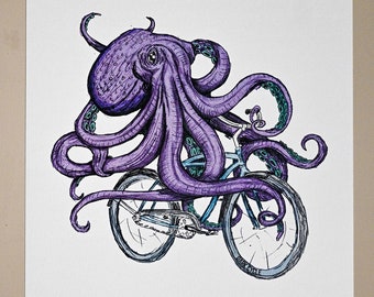 Octopus Print - High Quality Octopus Print - Gifts For Octopus Lovers