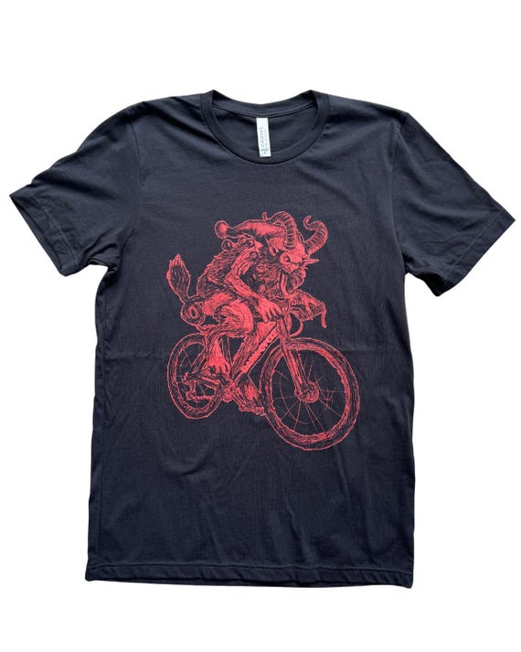 Krampus on Bike Unisex T-shirt
