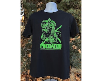 the PREDATOR movie t-shirt screen printed all sizes yautja