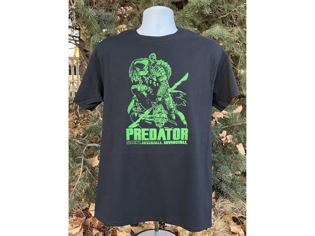 The PREDATOR Movie T-shirt Screen Printed All Sizes Yautja Arnold ...
