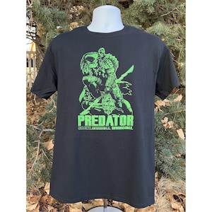 PREDATOR Film T-Shirt Siebdruck alle Größen yautja arnold schwarzenegger Beute