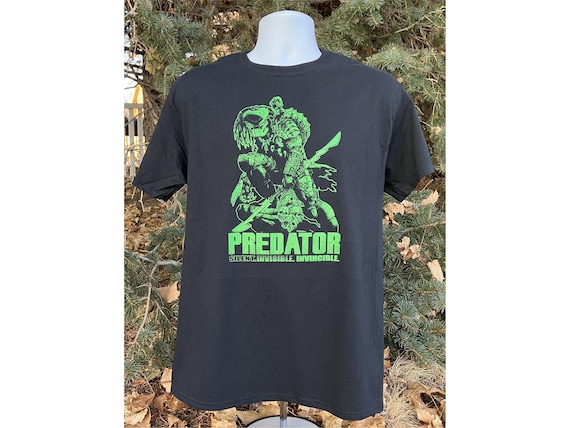 The PREDATOR Movie T-shirt Screen Printed All Sizes Yautja Arnold