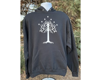 the lord of the rings TREE of GONDOR hooded sweatshirt hoodie