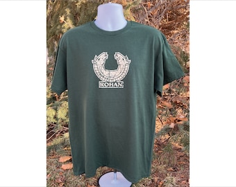 Rohan T-Shirt the Lord of the Rings the hobbit screen printed Forest Green