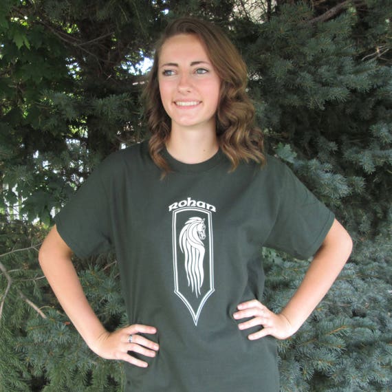 Rohan Banner Horse T-shirt the Lord of the Rings the Hobbit Screen Printed  Forest Green - Etsy New Zealand