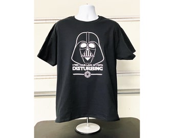 star wars DARTH VADER helmet t-shirt screen printed last jedi sith imperial kenobi stormtrooper