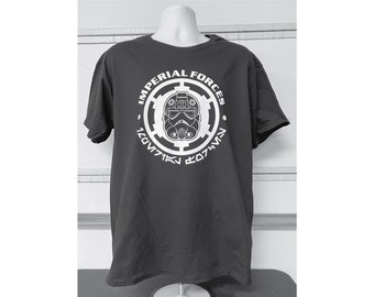 Star Wars TIE Pilot stormtrooper Imperial Cog T-Shirt screen printed helmet the mandalorian TIE fighter Andor