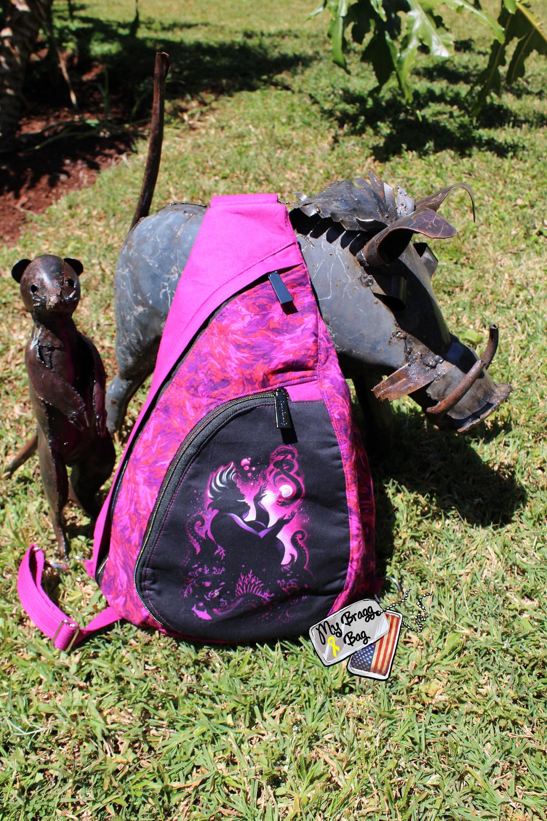 Crossbody Sling Backpack Disney Inspired Ursula Villain Mermaid Ready