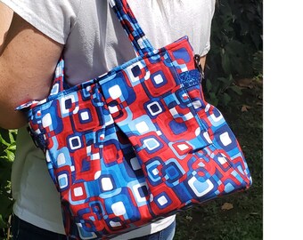 American handbag purse Red White Blue Crossbody