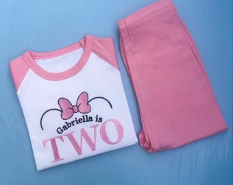 Minnie Mouse inspired birthday | 2nd birthday | Disney | Disneyland | Pink | Bow