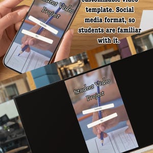 Student Project Templates Bundle: Video, E-Book, Group Work (Editable)