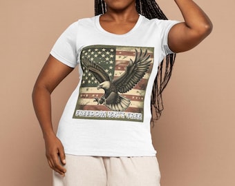 Freedom Isn’t Free T-Shirt: Patriotic Veteran-Made USA Tee