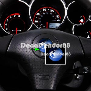 T Steering Wheel Metallic Chrome Vinyl Insert Set. 2002-2008 Models.