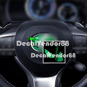 L Steering Wheel Squadron Vinyl Insert Set. 2013+ Models.
