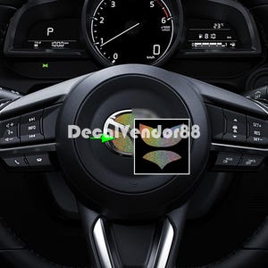 M Steering Wheel Glitter Vinyl Insert Set. 2012+ Models.