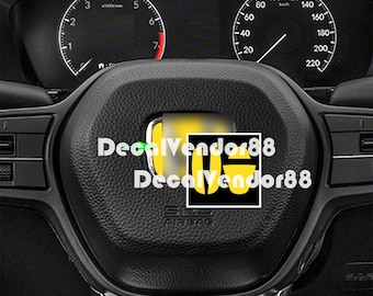 H Steering Wheel Vinyl Insert Set. 2006+ Models.
