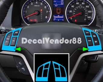H Steering Wheel Vinyl Trim Set. 2007-2011 C.R.V. Models.