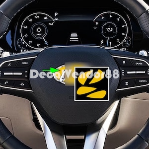 Hy Steering Wheel Vinyl Insert Set. 2019+ Models.