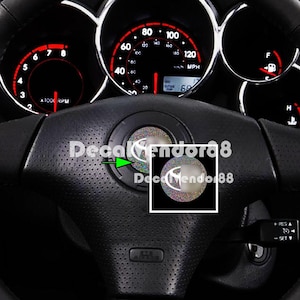 T Steering Wheel Glitter Vinyl Insert Set. 2002-2008 Models.