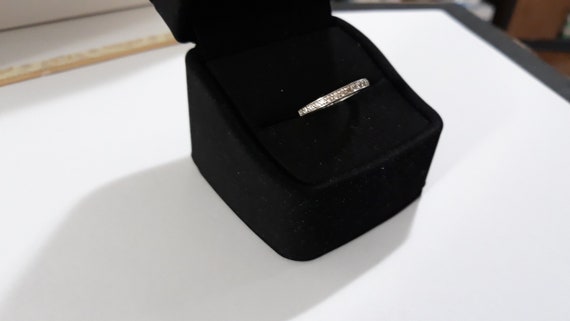 1980s Ring Stackable Size 6 Micro High Quality  S… - image 6