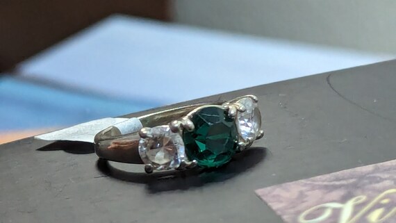 Promise ring Amazing Emerald Cz 1 Ct  Green   Rin… - image 4