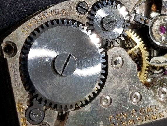 Antique Benrus 6 Jewels Lady's Watch Interesting … - image 9