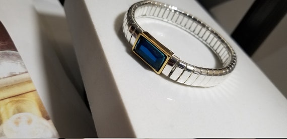 Wonderful September Blue Sapphire Glass Emerald R… - image 6